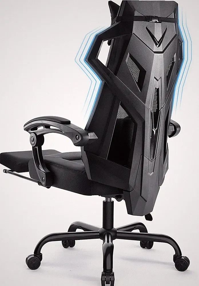 GTPLAYER Ergonomischer Bürostuhl Schreibtischstuhl Verstellbarer Lordosenstütze