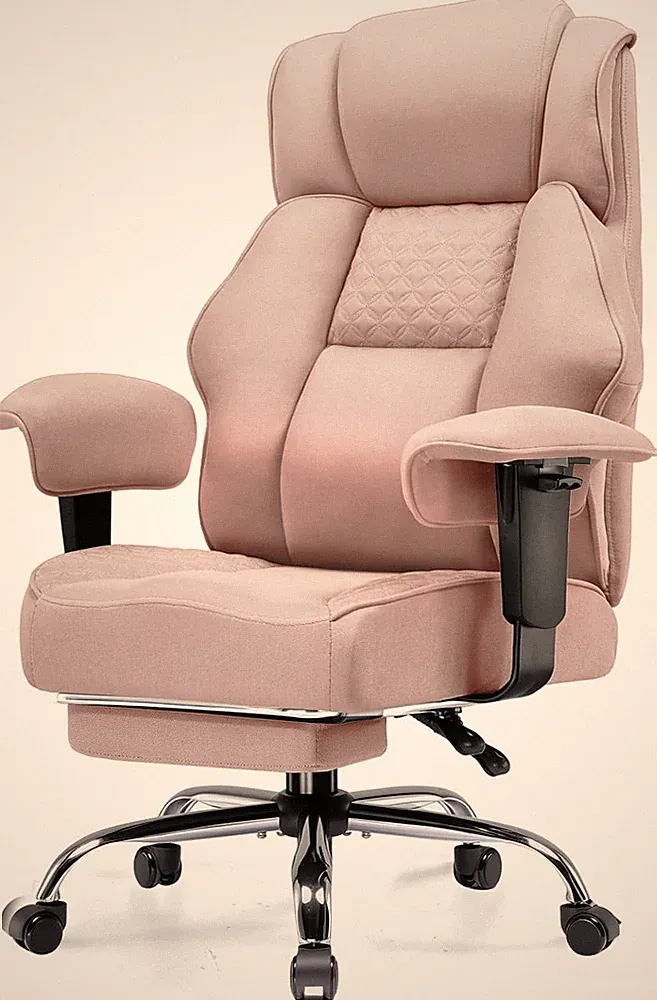 GTPLAYER Gaming Stuhl, Breiter Bürostuhl Aus Hochwertigem Stoff, Ergonomischer P