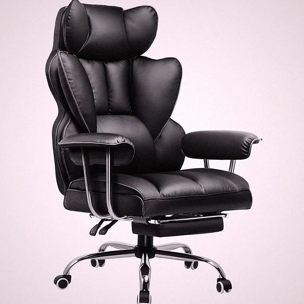 GTPLAYER Gaming Stuhl Ergonomisch mit Fußstütze Stoff Bürostuhl Gamer Chair
