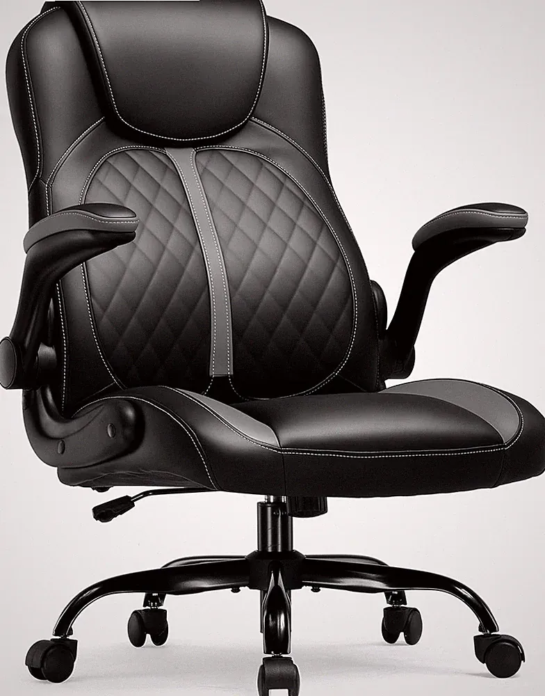 GTPLAYER Gaming Stuhl Mit Hochklappbarer Armlehne, Video Gaming Stuhl Mit Schauk