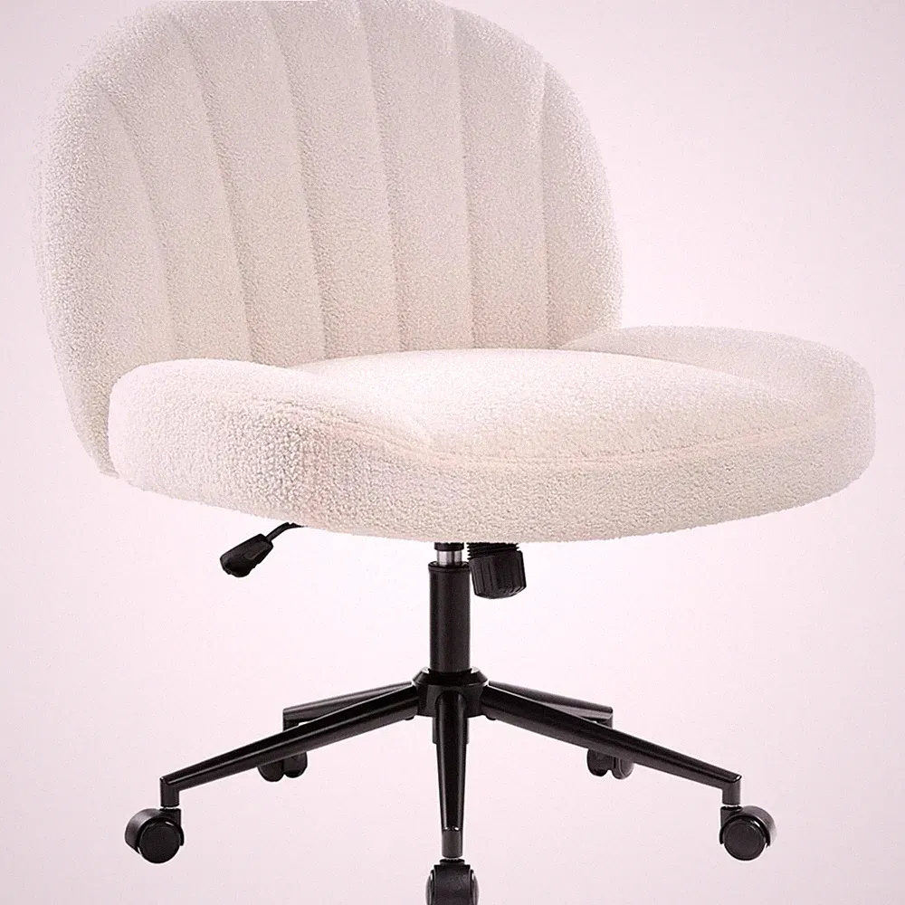 Höhenverstellbarer Bürostuhl ohne Armlehnen – Ideal für Büro und Zuhause