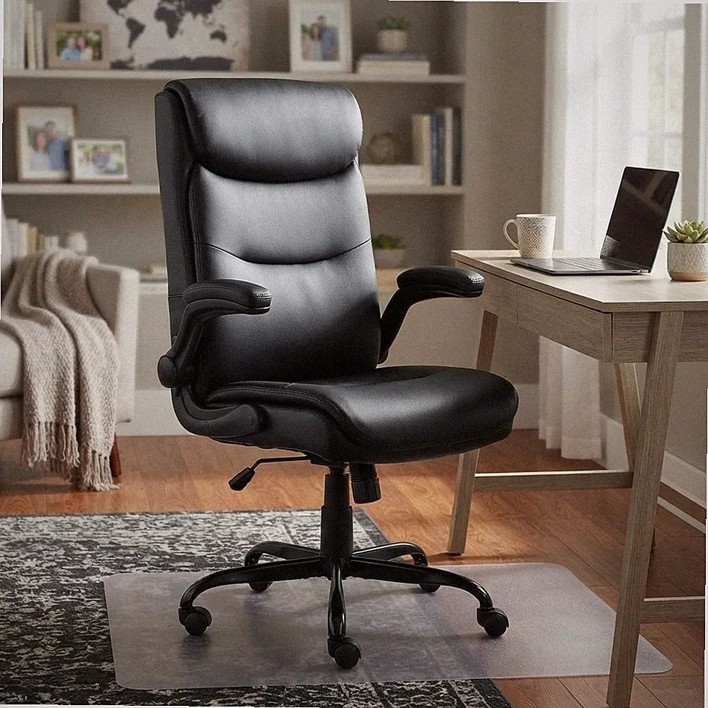 Höhenverstellbarer Chefsessel Bürostuhl mit ergonomischem Design & Neigefunktion