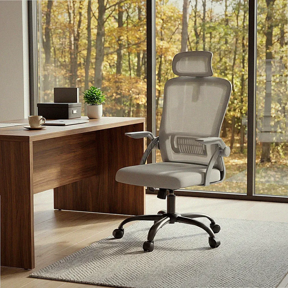 Höhenverstellbarer ergonomischer Computerstuhl Bürostuhl bis 120 kg Traglast