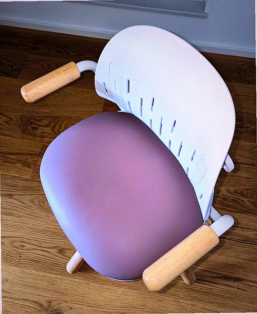 HOKO flexi LAURA ergonomischer verstellbarer Bürostuhl weiß/lila 50x44x48,5