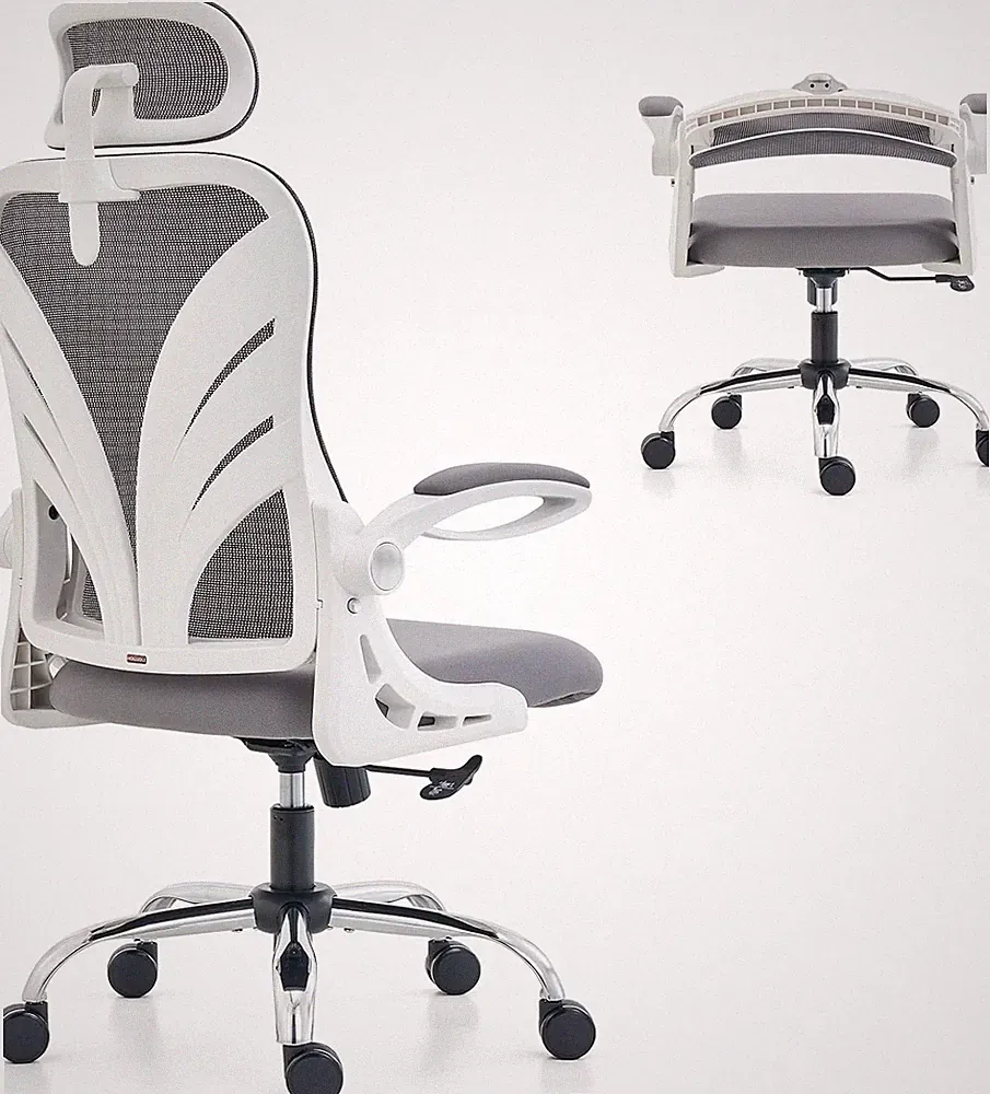 HOLLUDLE Ergonomischer Bürostuhl Mit Klappbarer Rückenlehne, Schreibtischstuhl M