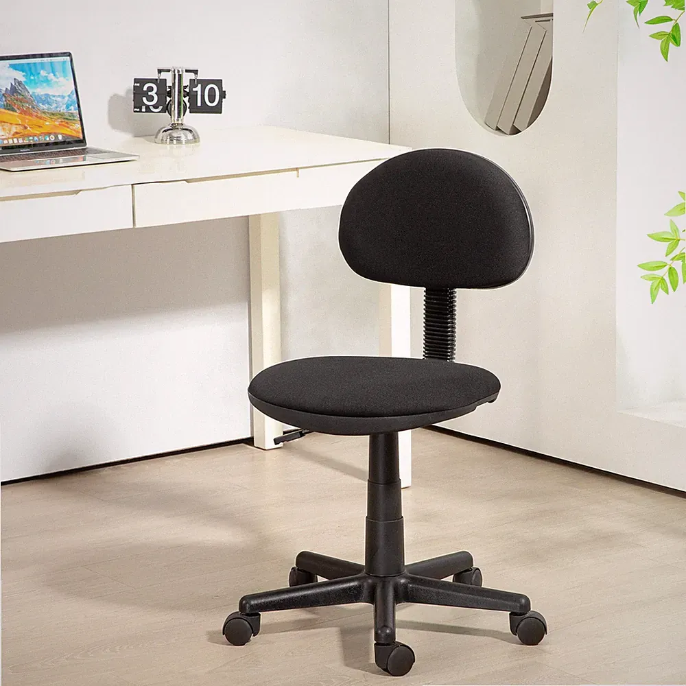 HOMCOM Bürostuhl Ergonomisch Schreibtischstuhl für Arbeitszimmer Schwarz