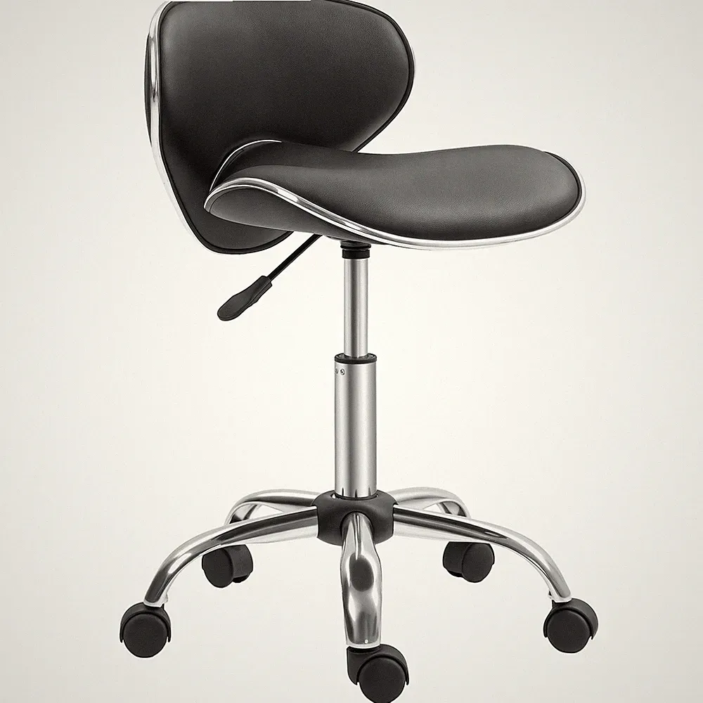 HOMCOM Bürostuhl Schönheitssalon Rolltechniker Hocker Stuhl Schwarz