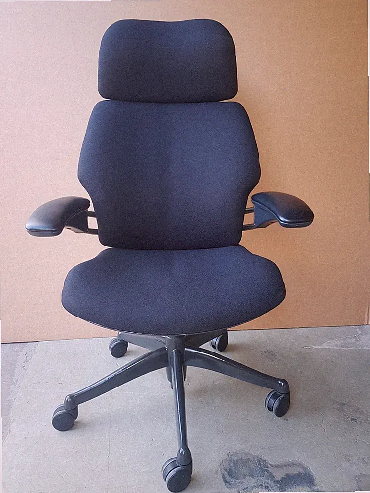 Humanscale Freedom Arbeitsstuhl Kopfstütze Arme GEPOLSTERT IN JEDER FARBE STOFF