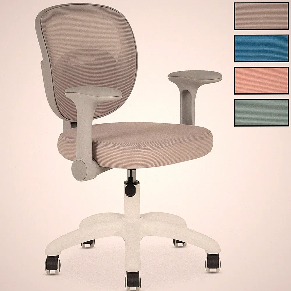 Kinderdrehstuhl höhenverstellbar mit Armlehnen ergonomischer Schreibtischstuhl
