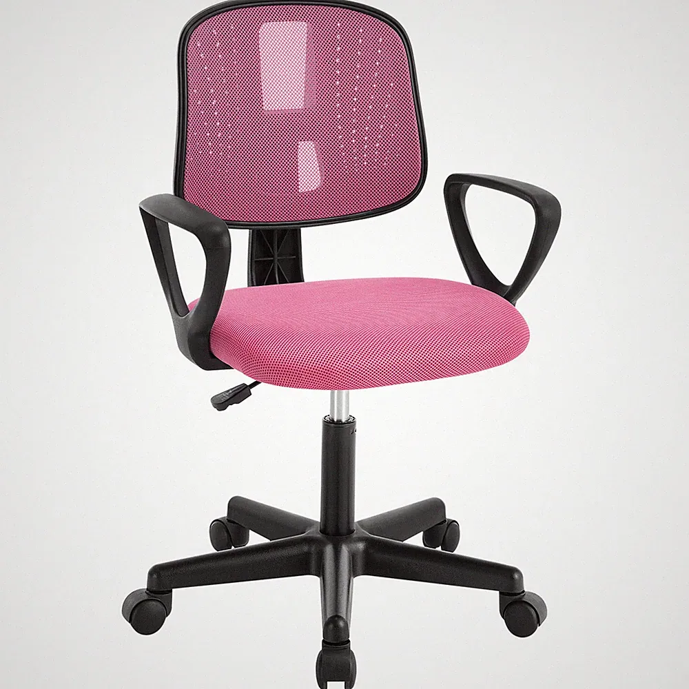Klihome Bürostuhl ergonomisch Kinderschreibtischstuhl Netzstoff höhenverstellbar