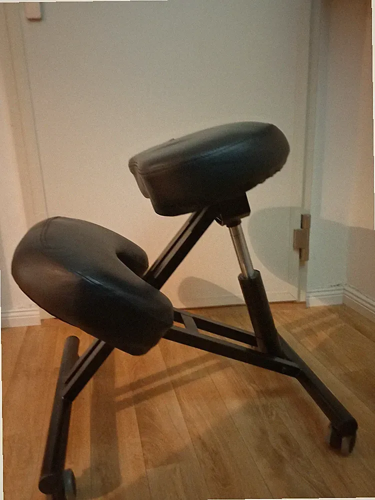 Kniestuhl Ergonomischer, Verstellbarer Kniehocker Stuhl für Büro, Metallgeste...