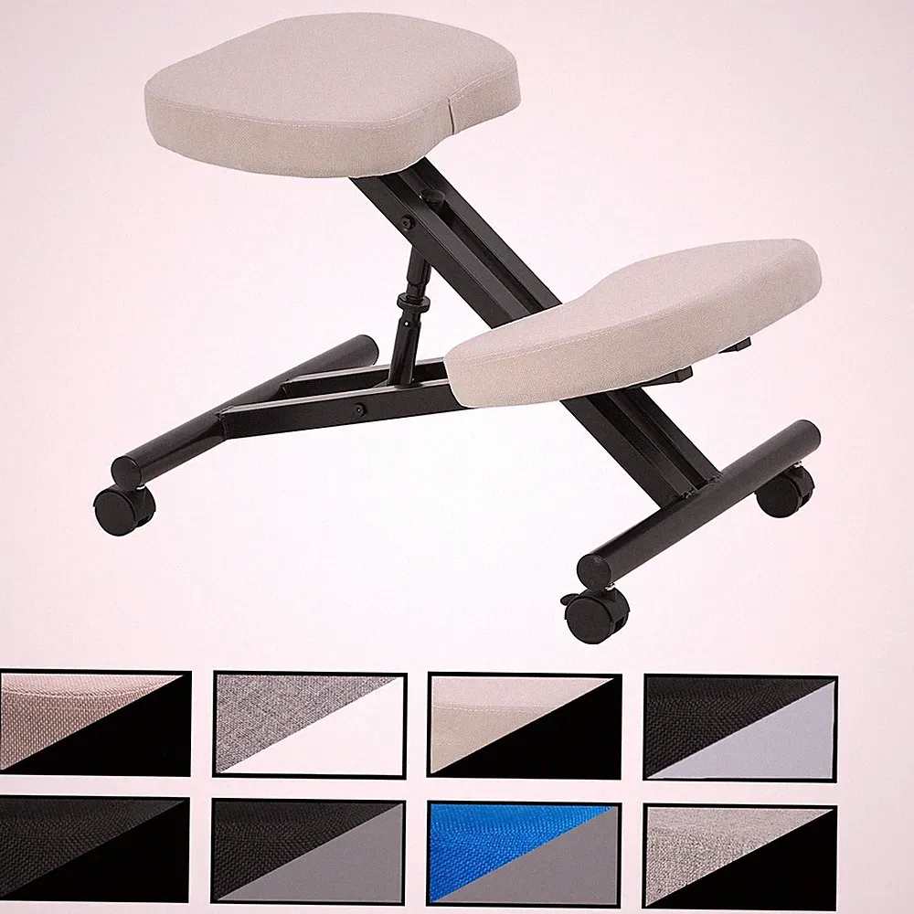 Kniestuhl Kniehocker Sitzhocker Bürohocker Stoff ergonomisch orthopädisch