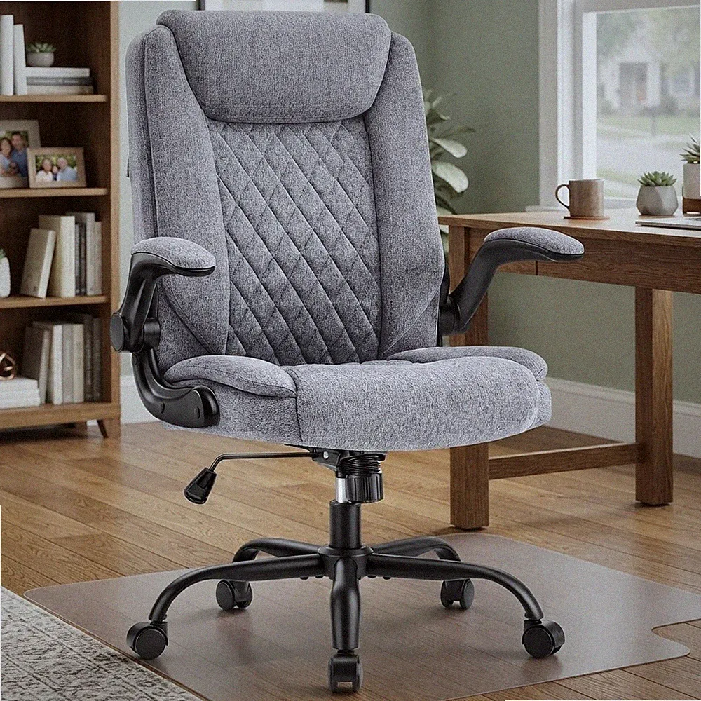 Komfortorientierter ergonomischer Bürostuhl - höhenverstellbare & hohe Rückenstütze