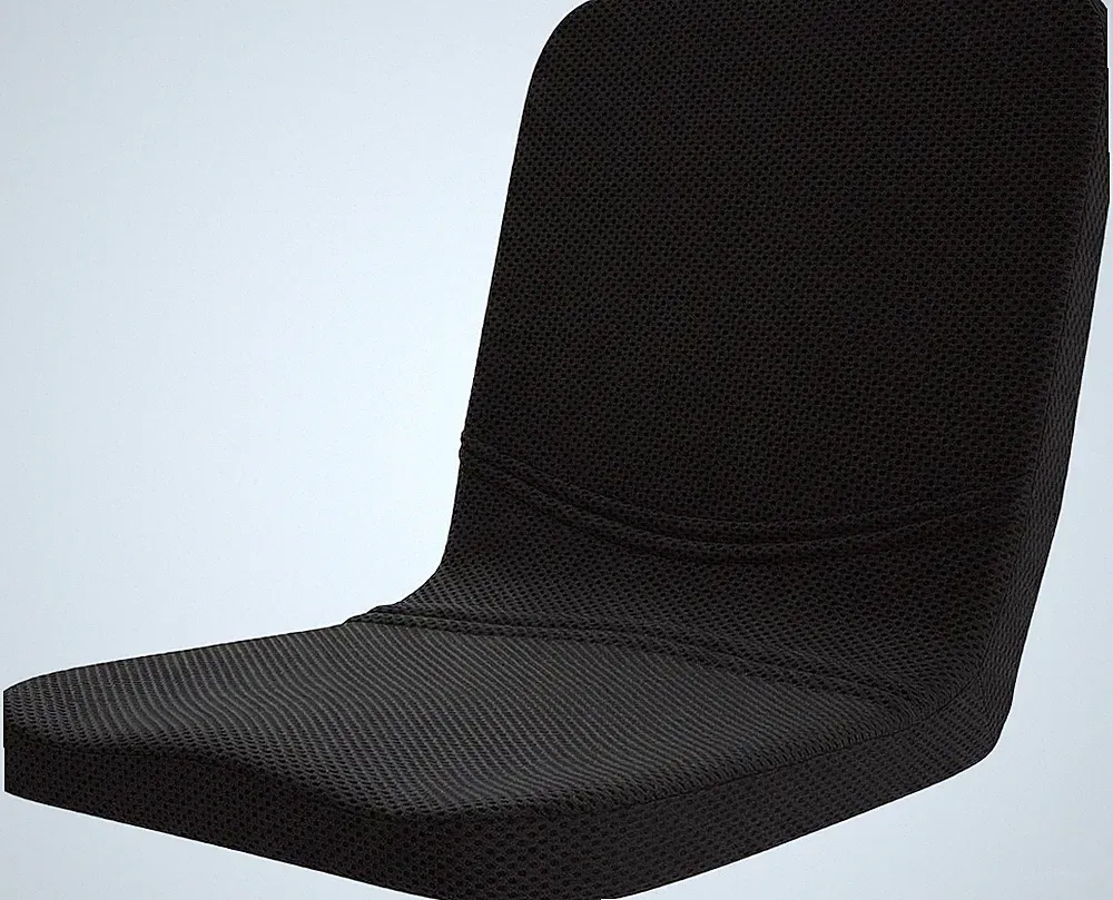 L-förmiges Sitzkissen mit Lordosenstütze, ergonomisches Bürostuhlkissen
