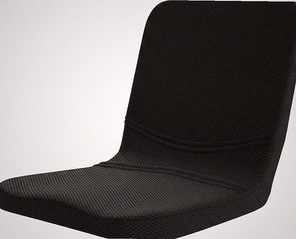 L-förmiges Sitzkissen mit Lordosenstütze für Bürostuhl, ergonomische Rückenlehne