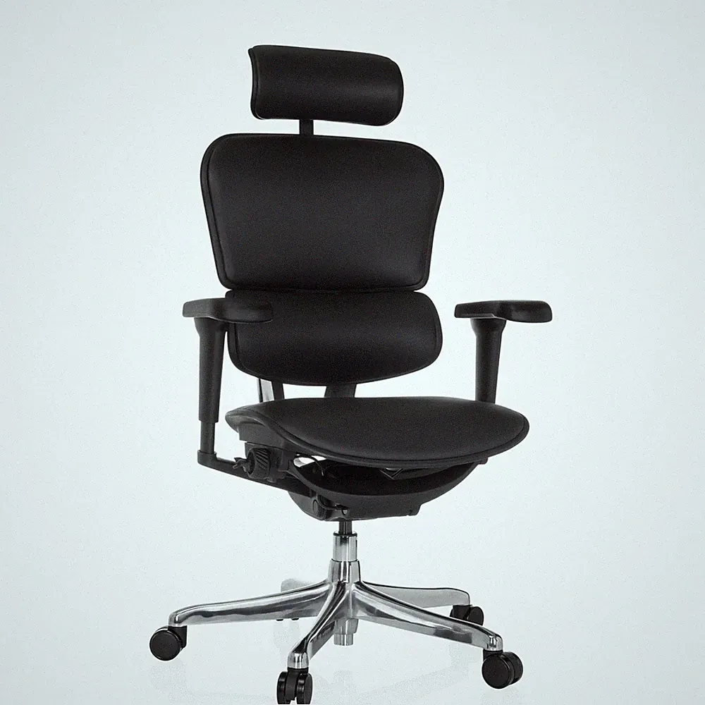 Leder Bürostuhl Chefsessel ergonomisch gepolstert ERGOHUMAN GEN2 hjh OFFICE
