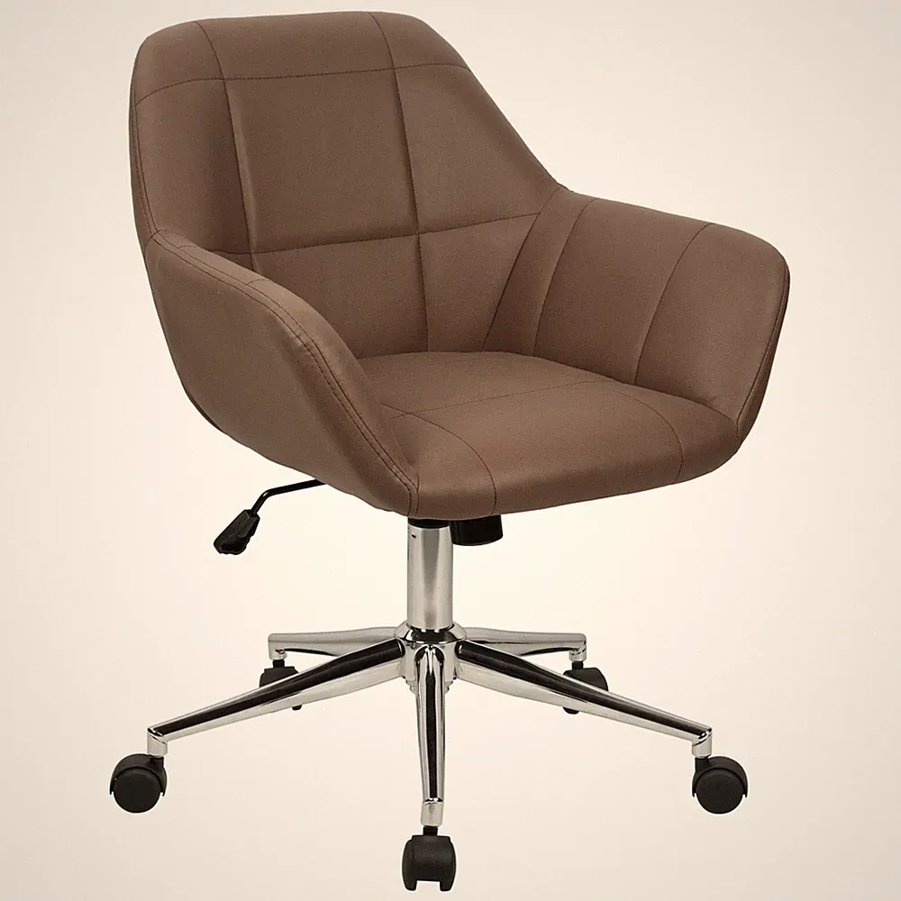LILY Schreibtischstuhl Ergonomischer Bürostuhl Höhenverstellbarer Kunstleder
