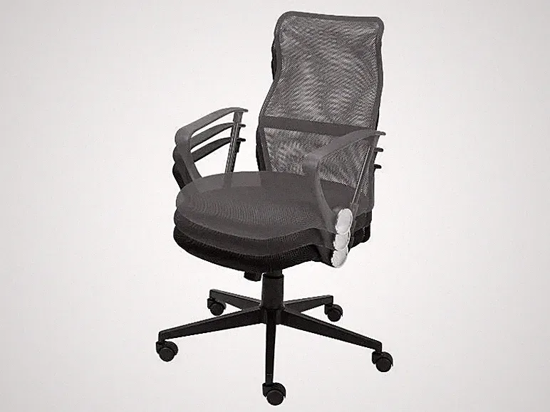 LIVARNO Drehstuhl ergonomische Rückenlehne Bürostuhl Stuhl Wippmechanik optional