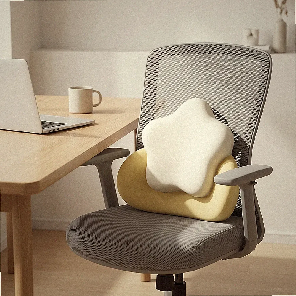 Lordosenkissen ergonomisch Lordosenstütze formstabil für Bürostuhl, Homeoffice