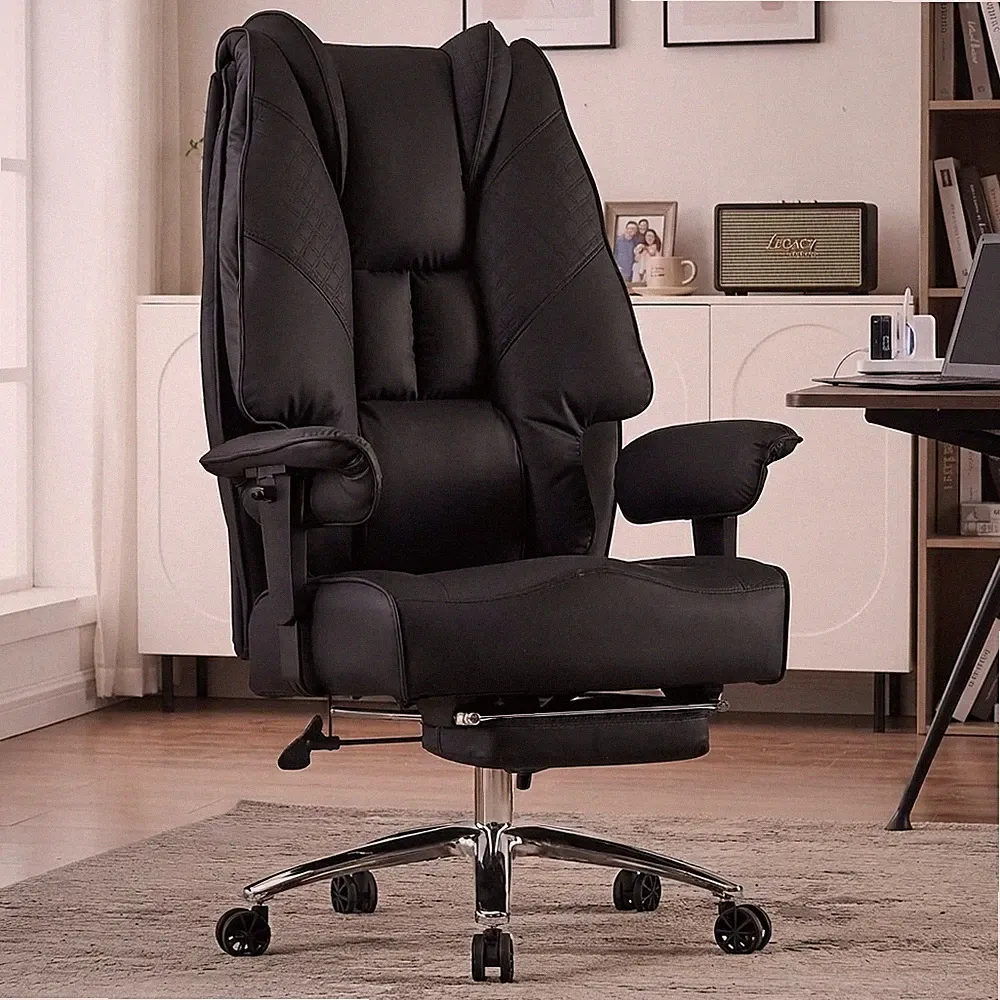 Luxus Ergonomischer Chefsessel Bürostuhl mit 14cm Federkissen für 200kg