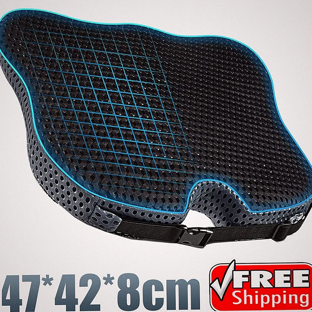 Memory Foam Keilkissen für Autositz Ergonomisches Sitzkissen Bürostuhl Schwarz