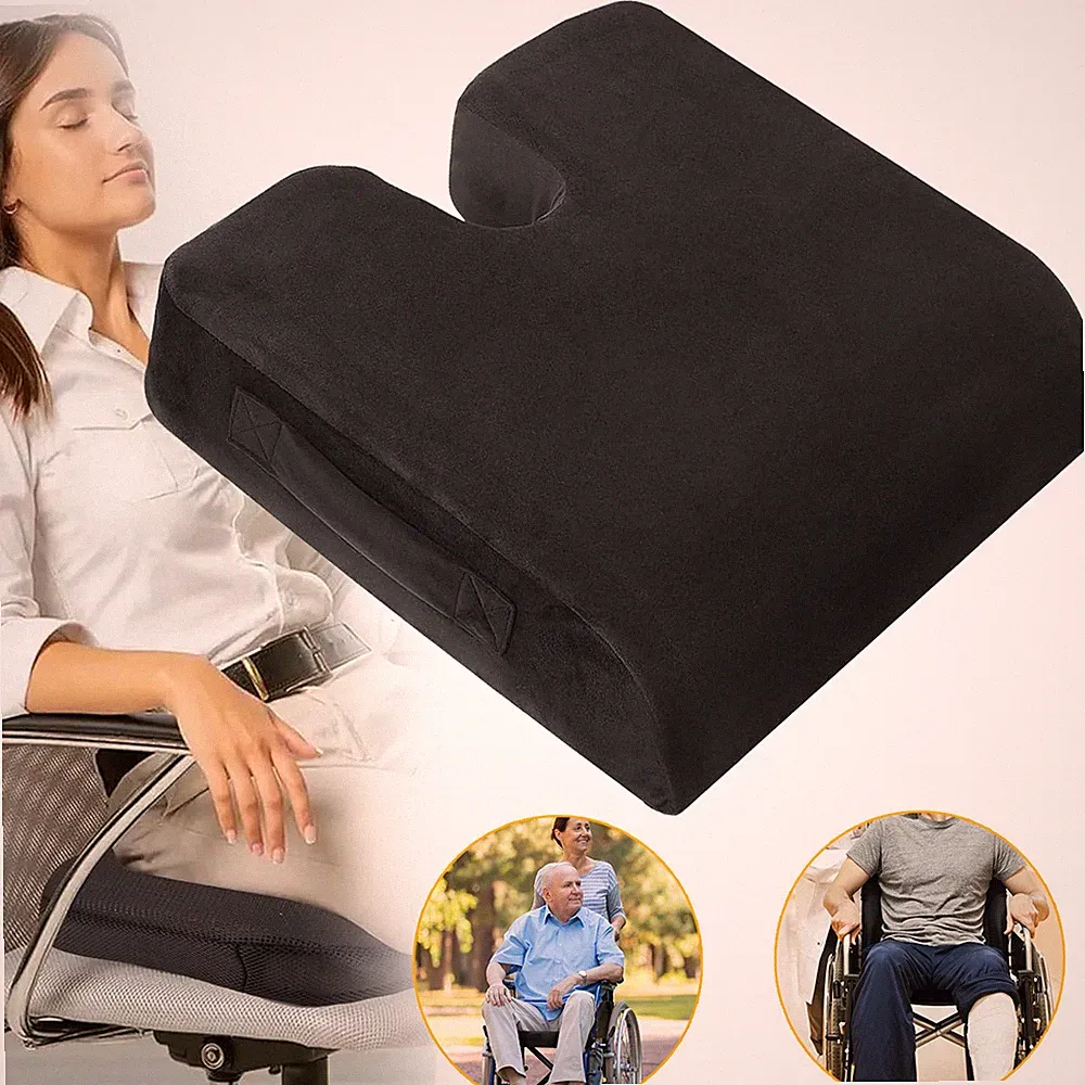 Memory Foam Sitzkissen Ergonomisches Kissen Bürostuhl Sitzpolster Autositzkissen