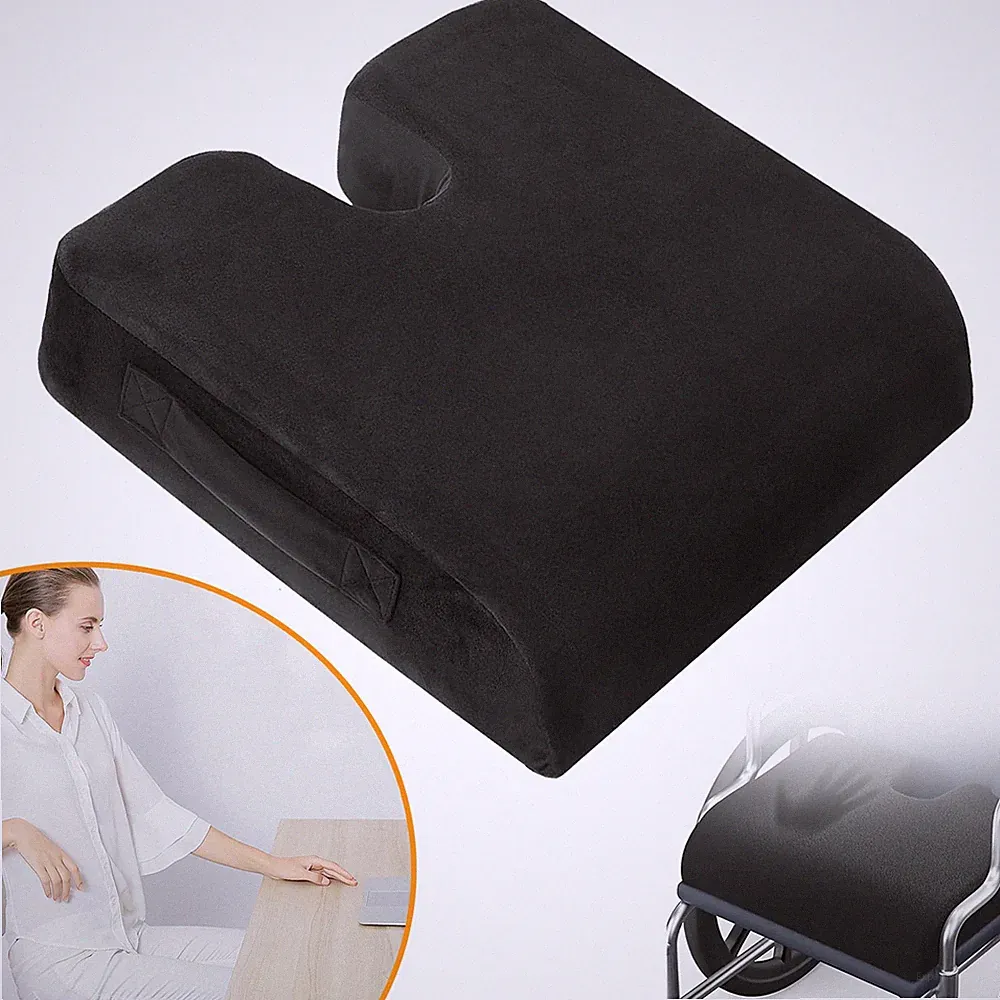 Memory Foam Sitzkissen Ergonomisches Kissen für Bürostuhl Auto Sitz Gaming Stuhl