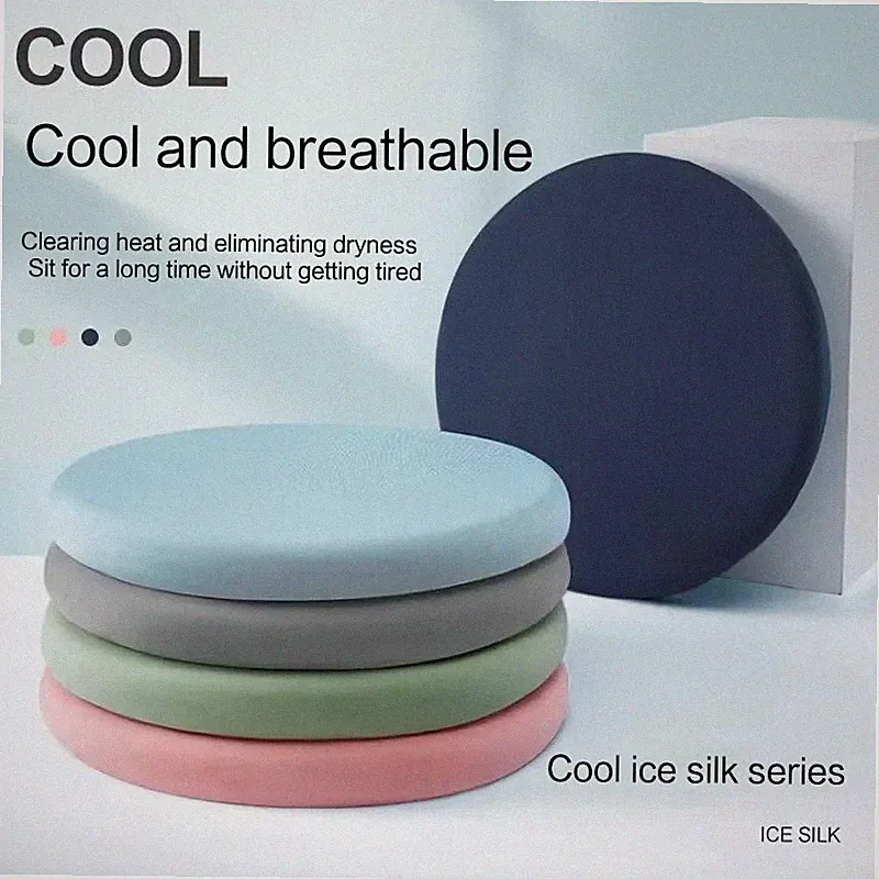 Memory-Foam Sitzkissen rund, rutschfest, Stuhlpolster für Zuhause, Küche