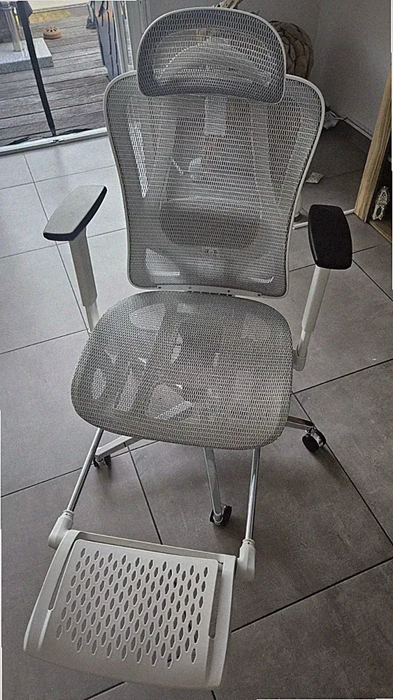 Mesh Bürostuhl weiss gebraucht