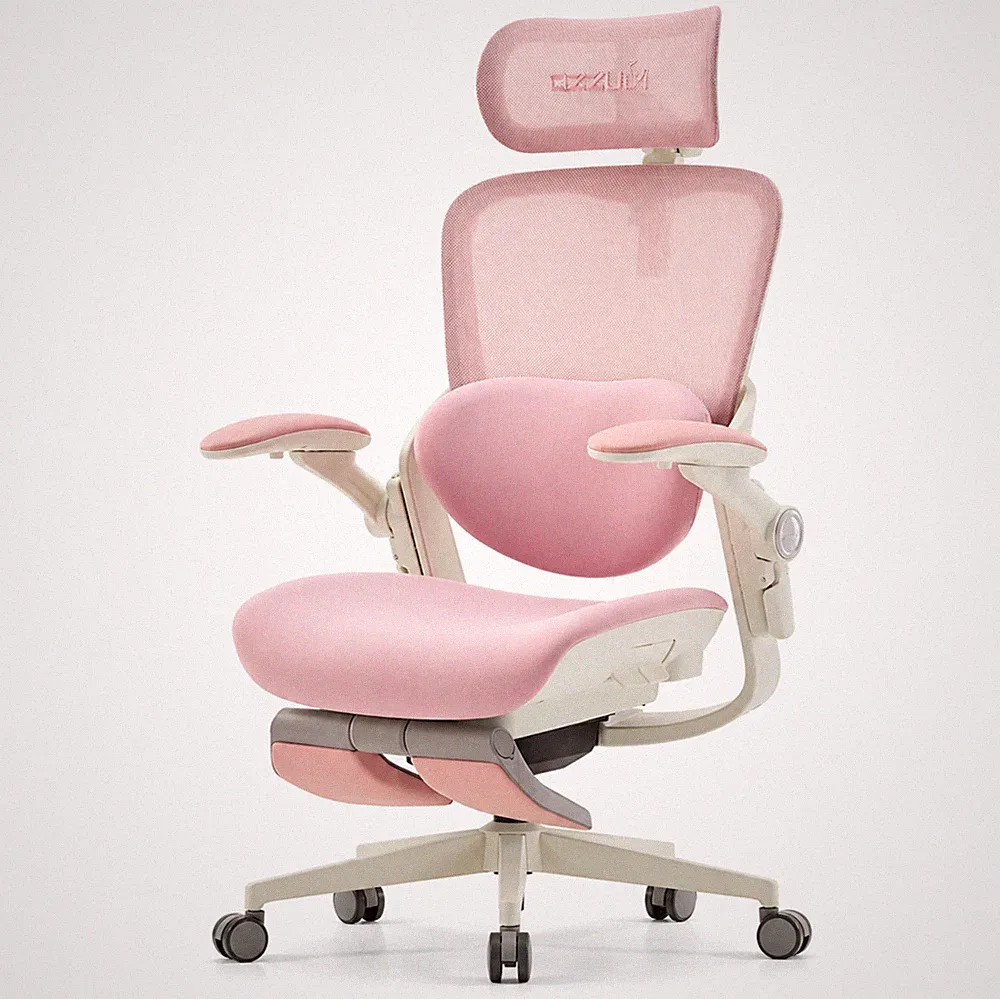 Musso E80 FemmePosture Ergonomischer Bürostuhl Damen Armlehnen Lendenstütze