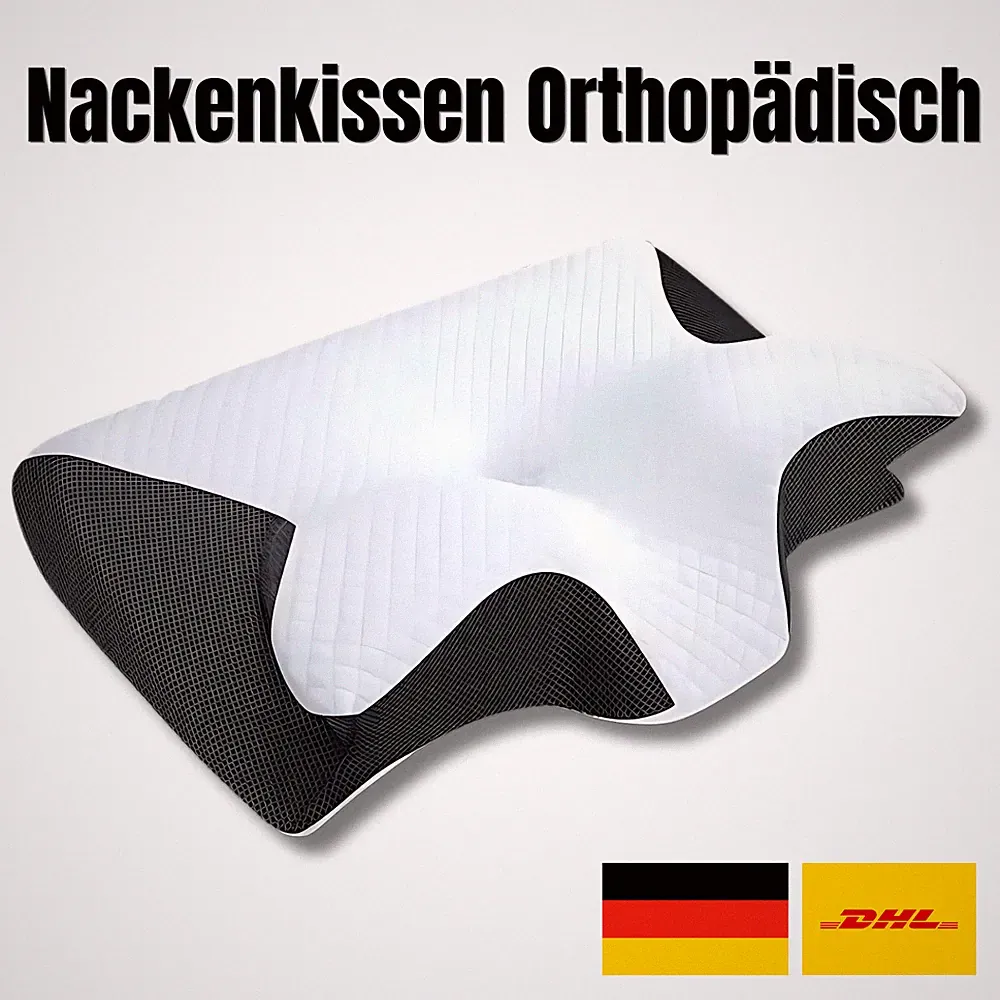 ⭐⭐⭐Nacken Therapiekissen Memory Schaum Anthrazit Orthopädisch Ergonomisch