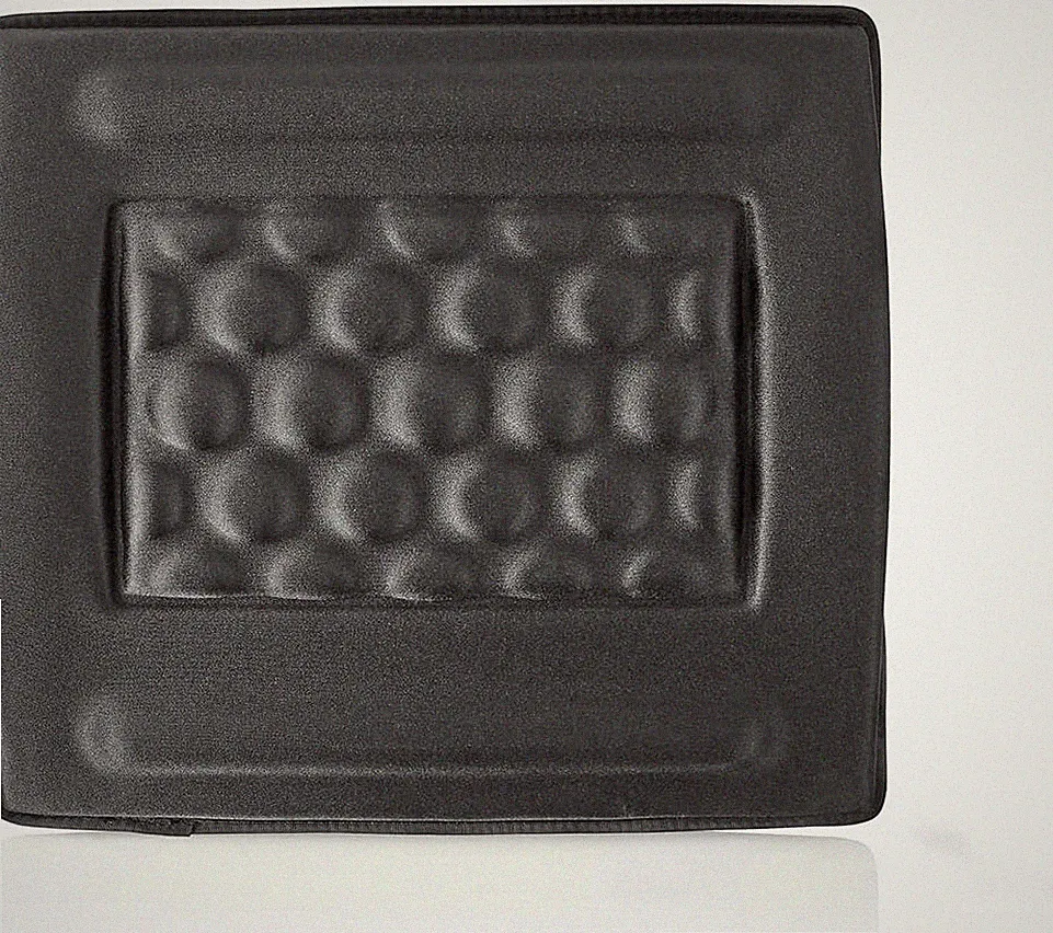 NEDIS Rückenlehnenstütze Ergonomisch Bürostuhl Kissen Lendenkissen Schwarz