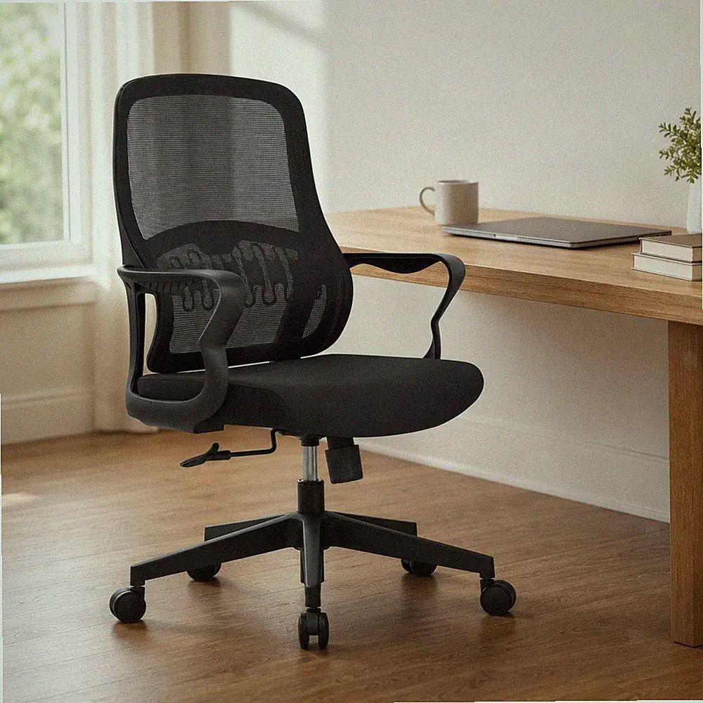 Netz Bürostuhl, ergonomischer Bürostuhl mit gepolstertem Sitz