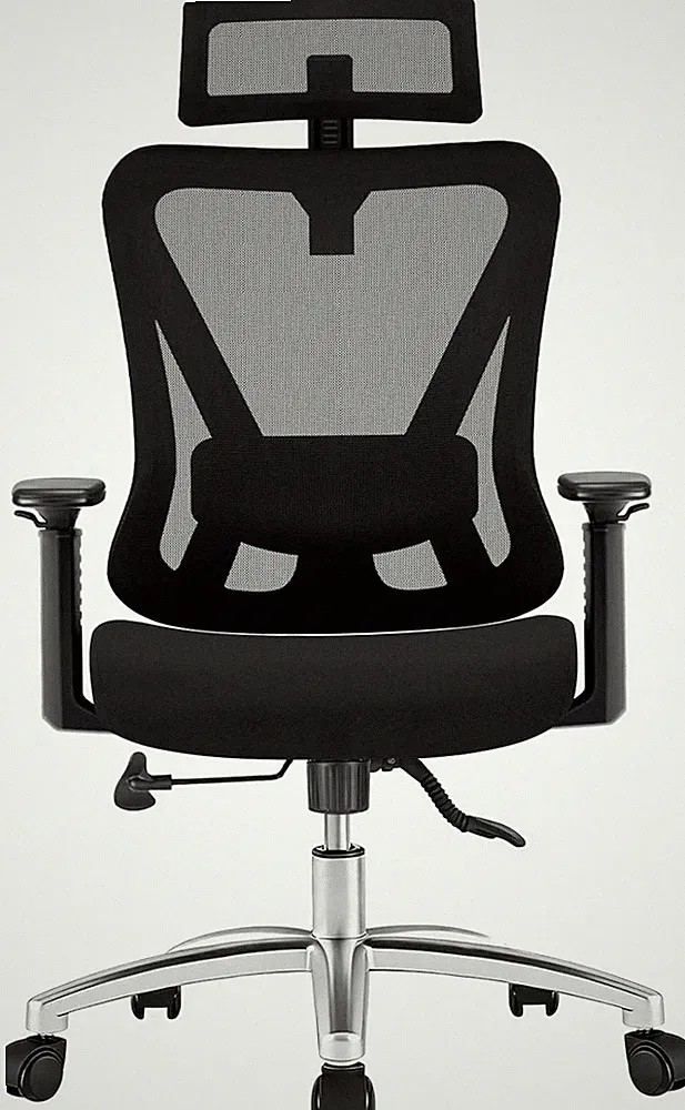 NEU Ergonomischer Bürostuhl – Kopfstütze, Lendenstütze, 150 kg