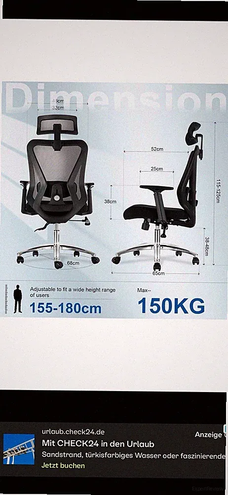 NEU & OVP – Durrafy Ergonomischer Bürostuhl statt 150€ nur 90