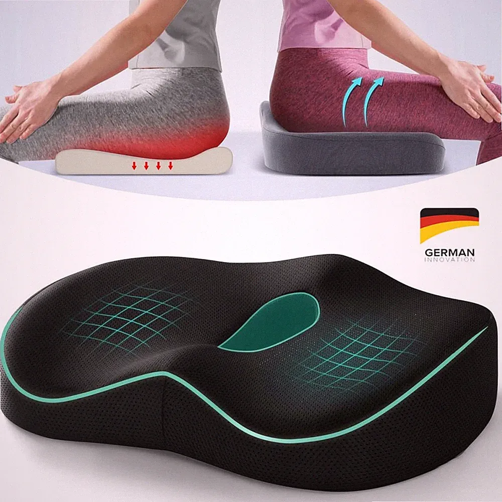 Orthopädisches Sitzkissen Keilkissen Ergonomische Stuhlauflage Bürostuhl-Kissen