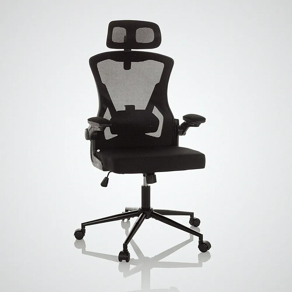 Profi Bürostuhl Drehstuhl ergonomisch Sitz gepolstert Mesh Rücken hjh OFFICE