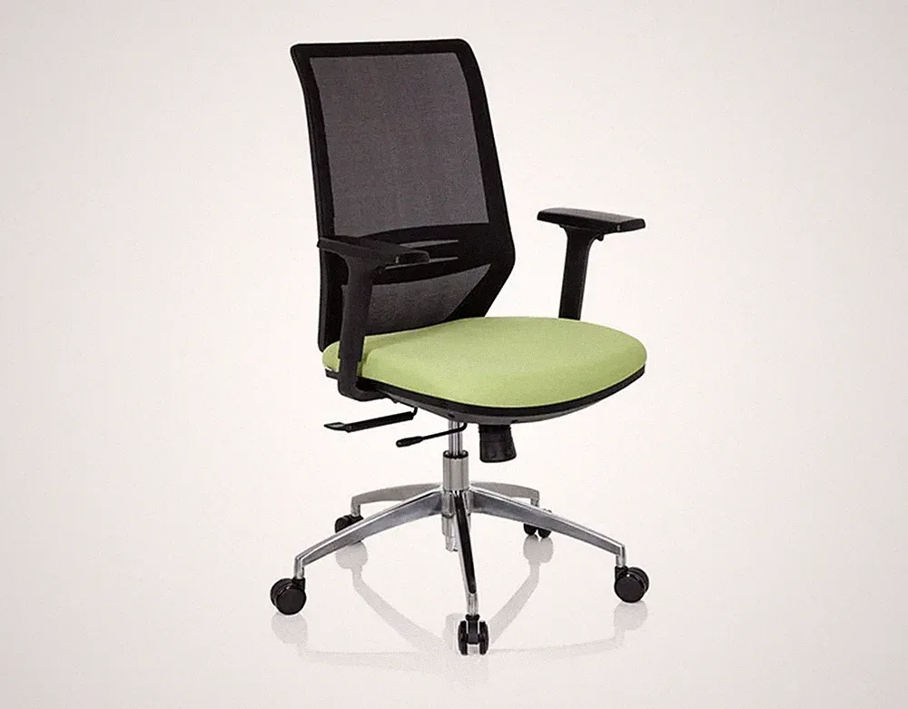 PROFONDO Bürostuhl Drehstuhl Schreibtischstuhl schwarz/grün ergonomisch