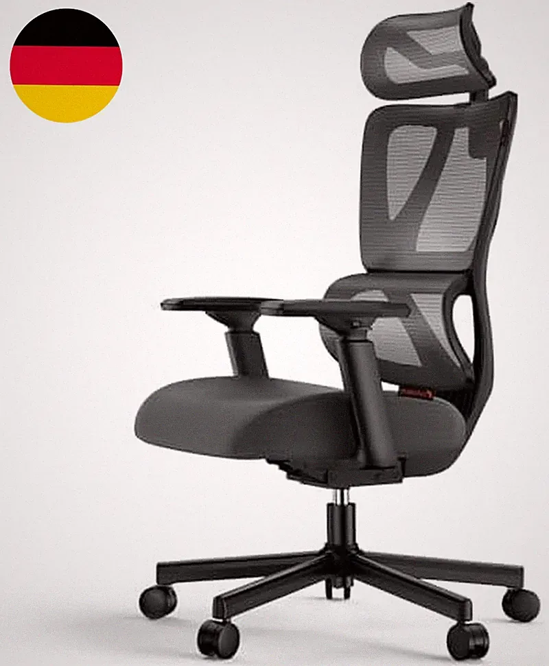 Protoarc EC100 Ergonomischer Bürostuhl – Computer-Schreibtischstuhl Mit 10 Cm Di