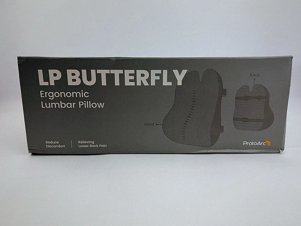 ProtoArc LP Butterfly Ergonomisches Lendenkissen Bürostuhl Auto