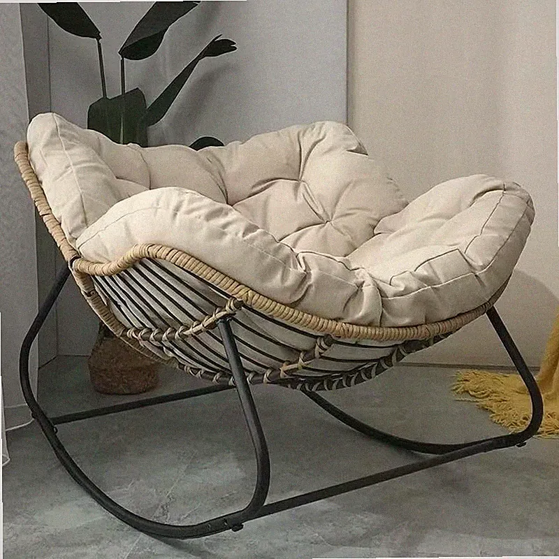 Schaukelsessel Schaukelstuhl ergonomisches Relax&Lounge Sessel Liegestuhl 150kg