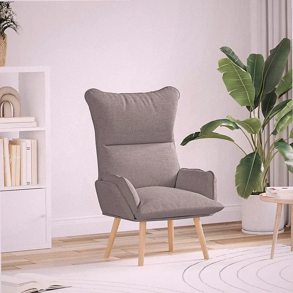 Sessel Stoff und Sperrholz Moderner Indoor Wohnzimmersessel Bürostuhl. vidaXL