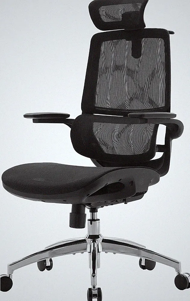 SIHOO Ergonomischer M59AS Bürodrehstuhl mit Doppellehne und Lordosenstütze