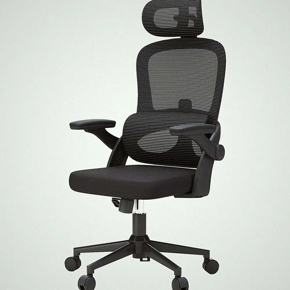 SIHOO M102C Ergonomischer Mesh Bürostuhl, Hochlehner Schreibtischstuhl mit 3D Armlehnen