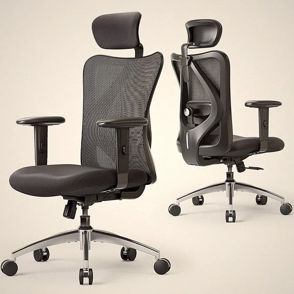 SIHOO M18 Ergonomischer Büro- und Schreibtischstuhl mit verstellbarer Kopfstütze