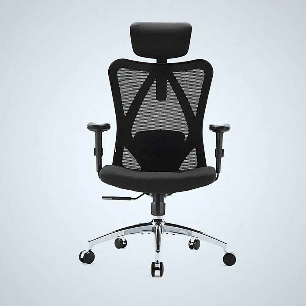 Sihoo M18 Pro Bürostuhl Ergonomisch Mesh Fußstütze Kopfstütze Lendenwirbelstütze
