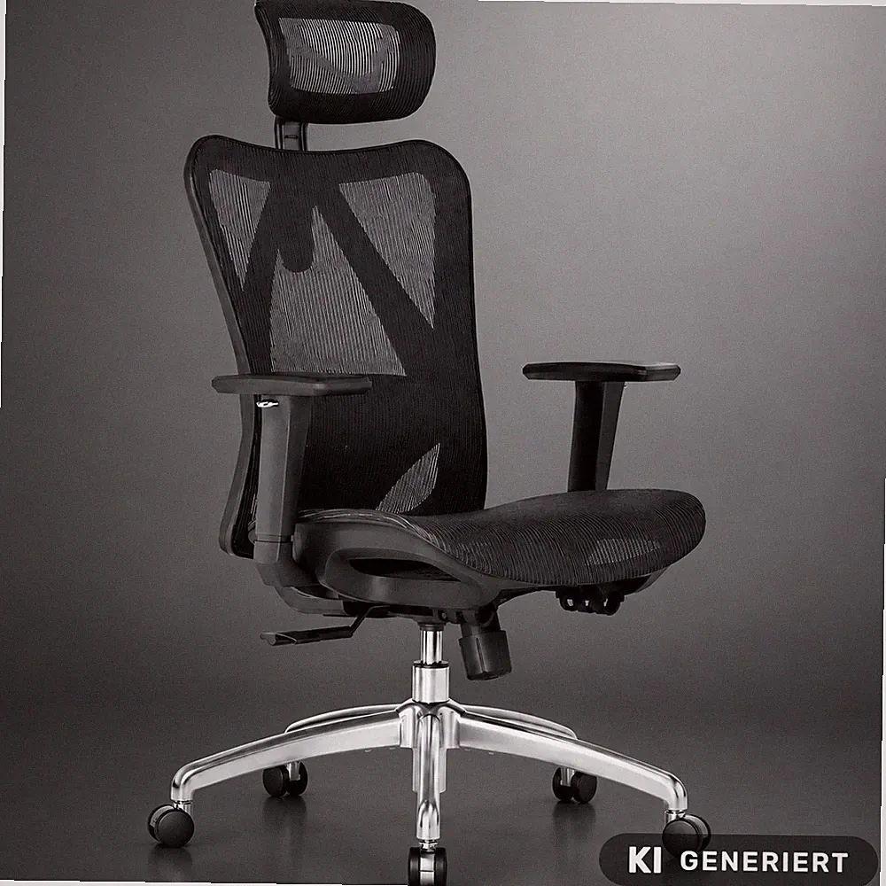 SIHOO M57 Bürostuhl ergonomisch 3D-Armlehnen Lendenstütze Netz-Hochlehne NEU OVP