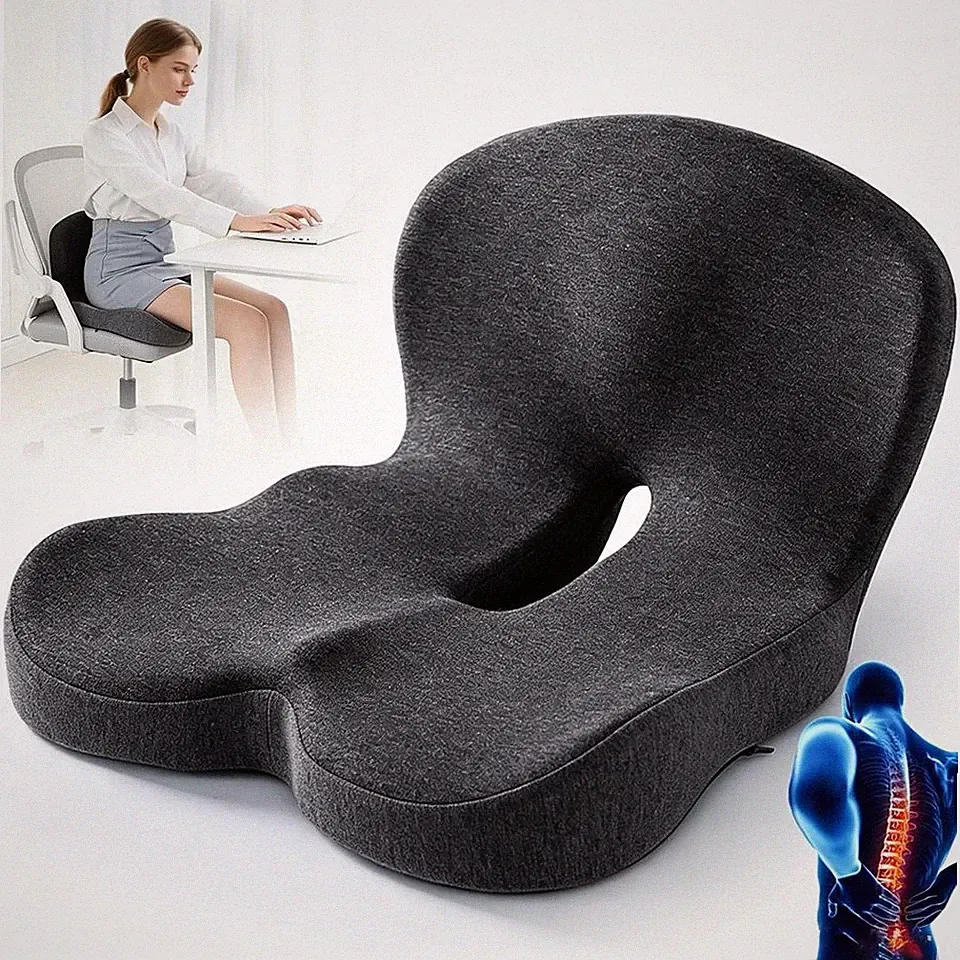 Sitzkissen Ergonomisches Bürostuhl Orthopädisch Mit RückenKissen