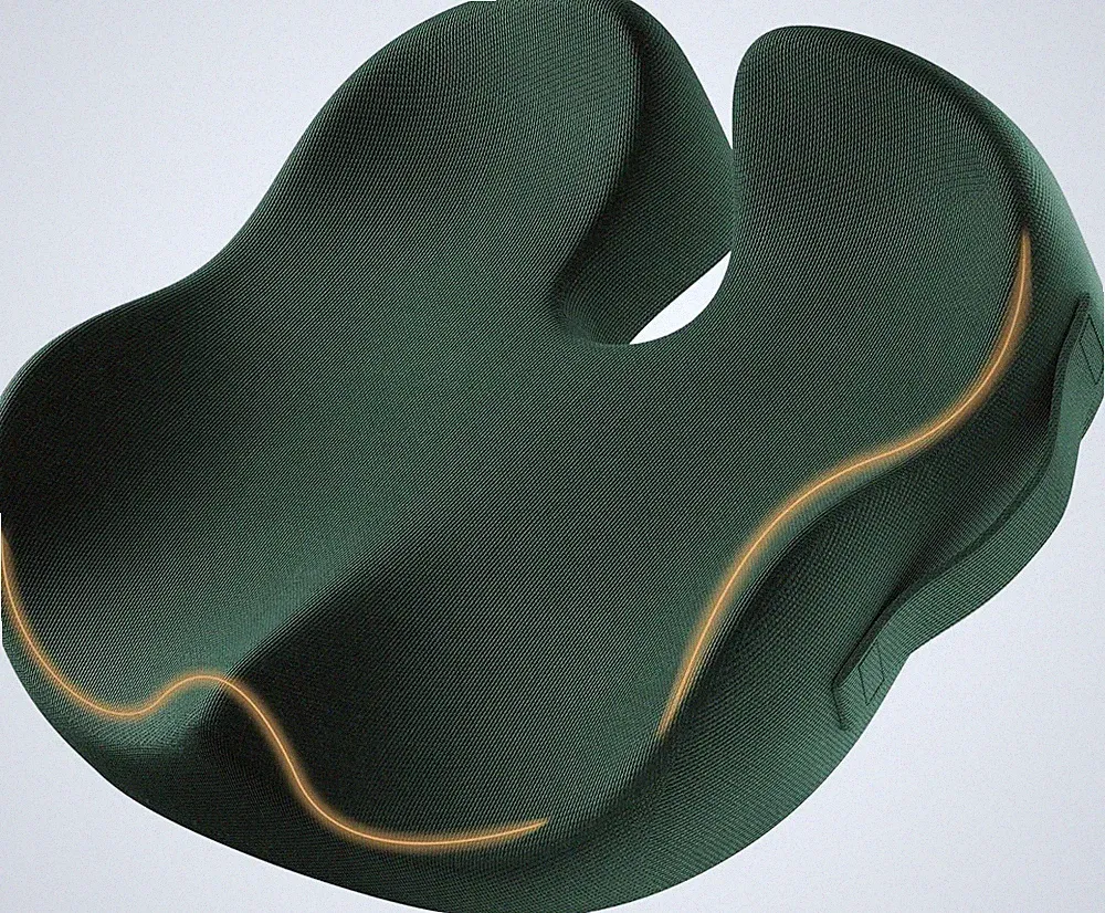 Sitzkissen Für Bürostuhl, Ergonomisches Sitzkissen, Memory Foam Kissen Für Rolls