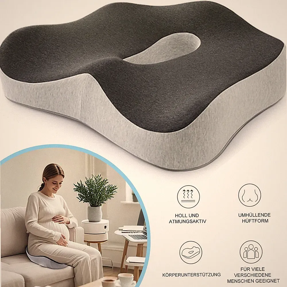 Sitzkissen für Bürostuhl Ergonomisches Sitzkissen Memory Foam Kissen Stuhlkissen